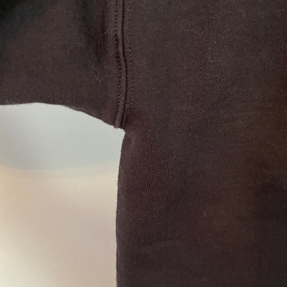 Firstport Alabama Mock Neck Black Distressed Sweatshirt Sz Large NWT Made in USA - Picture 7 of 10